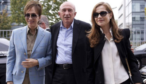 Michael Cimino, Gérard Collomb et Isabelle Huppert  | Festival Lumière 2012