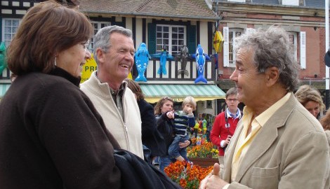 Festival Petits Bobines 2009 | Pierre Perret, parrain du festival, et Véronique Mortaigne